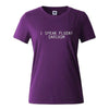 T-Shirt Violet / S T-Shirt "I Speak Fluent Sarcasm" The Sexy Scientist