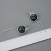 200001692 Lotus Fun Natural Labradorite Gemstone Drop Earrings Real 925 Sterling Silver 18K Gold Leaves Earrings for Women Fine Jewelry The Sexy Scientist