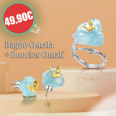 [VENTE PRIVEE] Bague Omala & Boucles Omali Karma Lotus