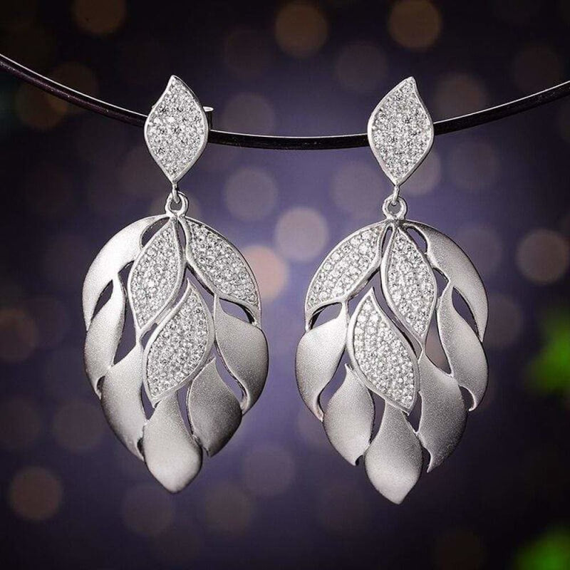 200001692 Gold Lotus Fun Real 925 Sterling Silver Natural Handmade Designer Fine Jewelry Luxury Aster Flower Petals Dangle Earrings for Women The Sexy Scientist