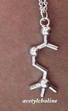 Bijoux science Argent A Pendentif molécule chimique - Cuivre The Sexy Scientist