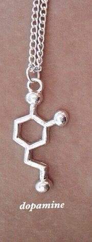 Bijoux science Argent C Pendentif molécule chimique - Cuivre The Sexy Scientist