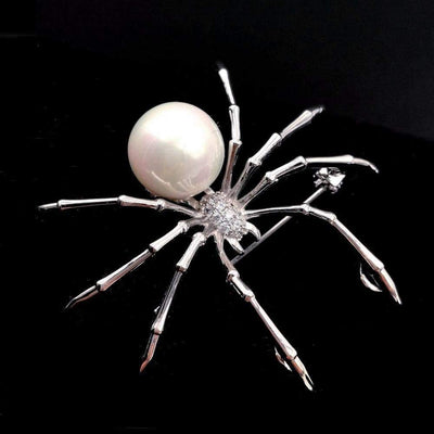 Broche Broche araignée victorienne - Cuivre & Zircon The Sexy Scientist