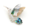 Broche Broche colibri - Coquille naturelle The Sexy Scientist