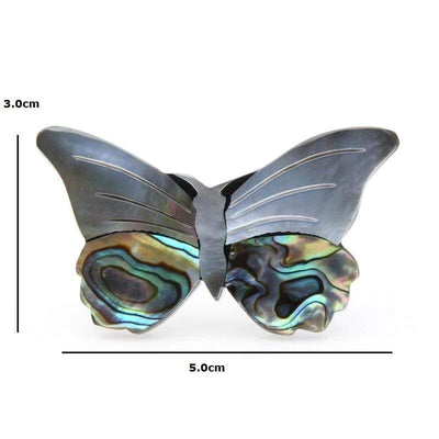 Broche Broche papillon - Coquille naturelle The Sexy Scientist