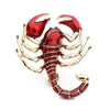 Broche Rouge Broche scorpion - Zinc & Email The Sexy Scientist