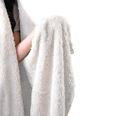 Hooded Blanket Plaid à capuche blanc Dessins Scientifiques - Taille adulte et enfant The Sexy Scientist