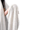 Hooded Blanket Plaid à capuche blanc Papillons or & noir - Taille adulte et enfant The Sexy Scientist