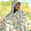 Hooded Blanket Plaid à capuche Crème Libellule - Taille adulte et enfant The Sexy Scientist