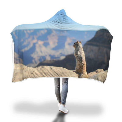 Hooded Blanket Plaid à capuche marmotte - Taille adulte et enfant The Sexy Scientist