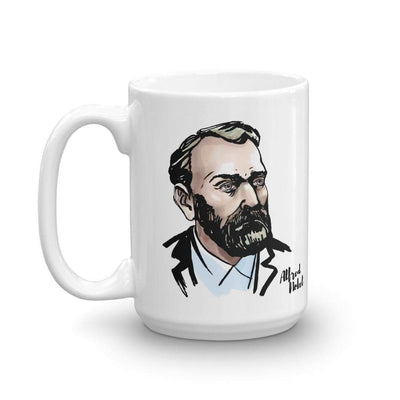 Mug 45 cl Mug citation Alfred Nobel The Sexy Scientist