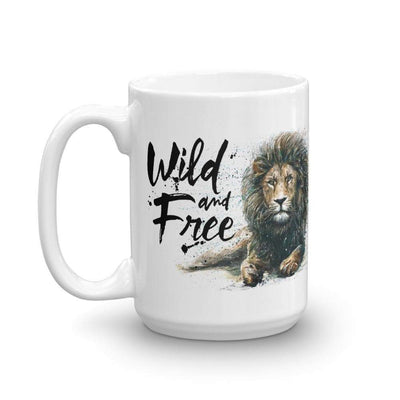 Mug 45 cl Mug Wild & Free Lion The Sexy Scientist