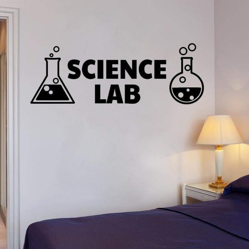 Sticker mural science lab The Sexy Scientist