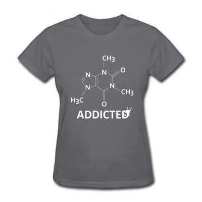 T-Shirt Anthracite / S T-Shirt "Science addict" The Sexy Scientist