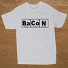T-Shirt Blanc/noir / XS T-Shirt "BaCoN table périodique" The Sexy Scientist