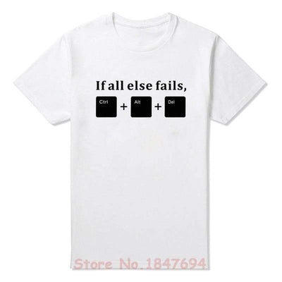 T-Shirt Blanc / XS T-Shirt "If All Else Fails" The Sexy Scientist