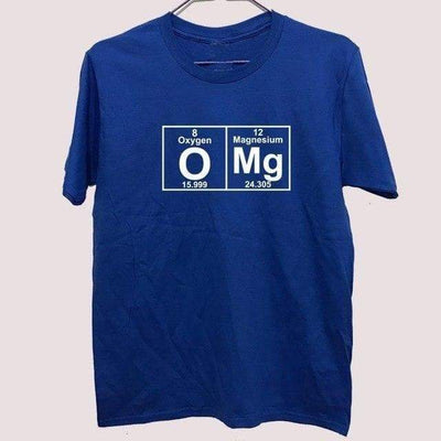 T-Shirt Bleu/blanc / XS T-Shirt "OMg table pérodique" The Sexy Scientist