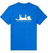 T-Shirt Bleu/blanc / XS T-Shirt "Schrodingers Cat is Dead" The Sexy Scientist