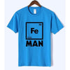 T-Shirt Bleu ciel / S T-Shirt "Fe-Man" The Sexy Scientist