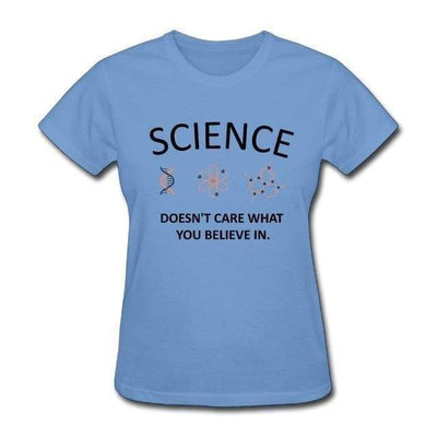 T-Shirt Bleu ciel / S T-Shirt "Scientific Truth" The Sexy Scientist