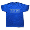 T-Shirt Bleu / L T-Shirt "CoFFe" The Sexy Scientist