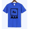 T-Shirt Bleu / S T-Shirt "Fe-Man" The Sexy Scientist
