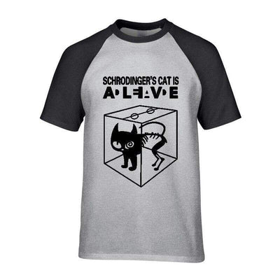 T-Shirt Gris 2 / S T-Shirt "Schrodinger's Cat Is" The Sexy Scientist