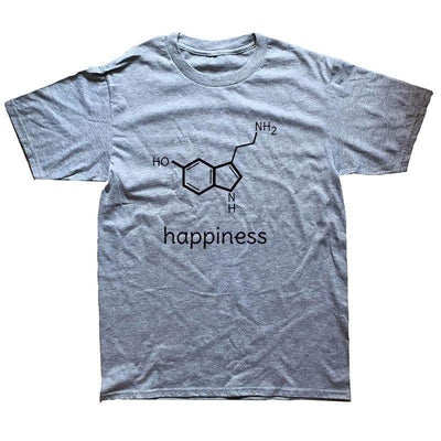 T-Shirt Gris / L T-Shirt "Happiness" The Sexy Scientist