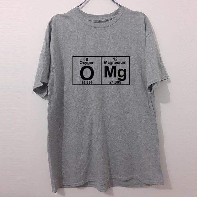 T-Shirt Blanc/noir / XS T-Shirt "OMg table pérodique" The Sexy Scientist