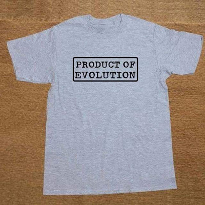 T-Shirt Gris/noir / XS T-Shirt "Product Of Evolution" The Sexy Scientist