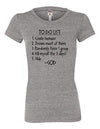 T-Shirt Gris / S T-Shirt "God To Do List" The Sexy Scientist