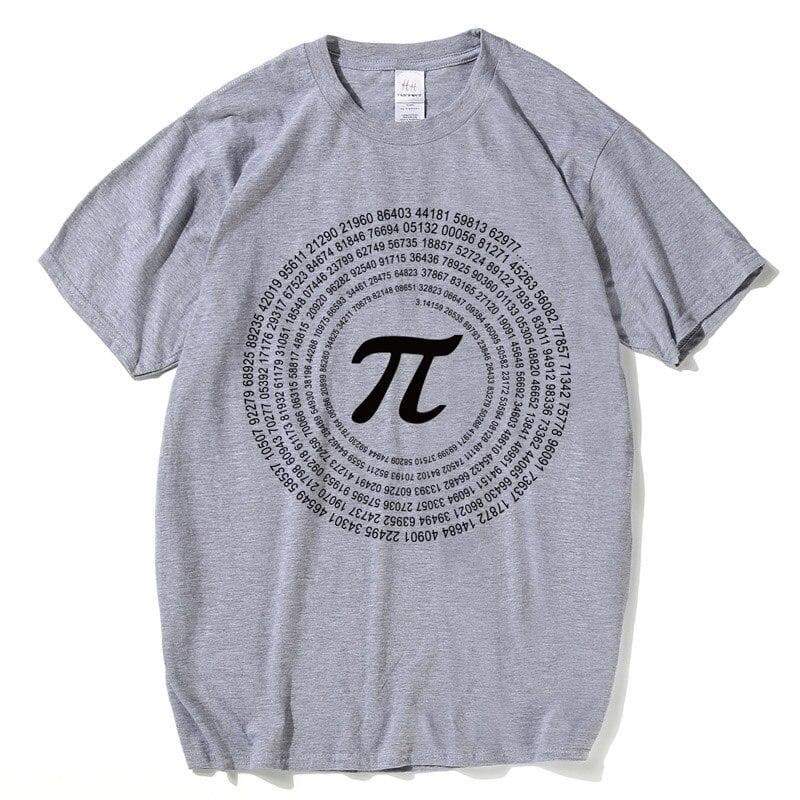 T-Shirt Gris / S T-Shirt "Pi Circle" The Sexy Scientist