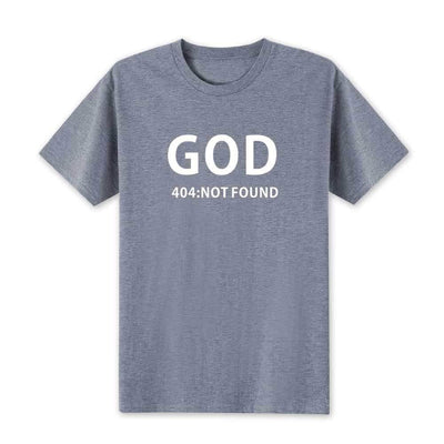 T-Shirt Gris / XS T-Shirt "GOD 404 NOT FOUND" The Sexy Scientist