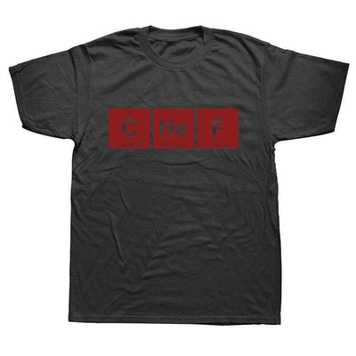 T-Shirt Noir 2 / XS T-Shirt "CHeF" The Sexy Scientist