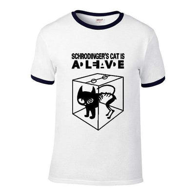 T-Shirt Noir 3 / S T-Shirt "Schrodinger's Cat Is" The Sexy Scientist