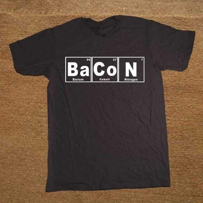 T-Shirt Noir/blanc / XS T-Shirt "BaCoN table périodique" The Sexy Scientist