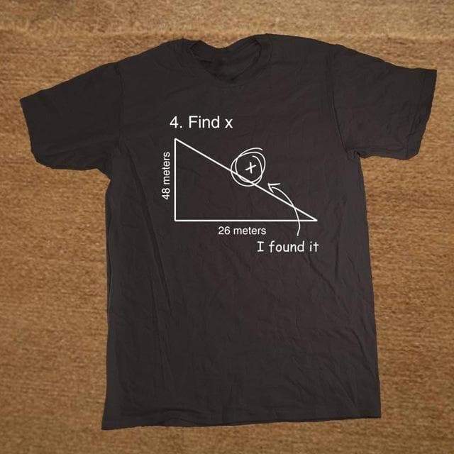 T-Shirt Blanc/noir / XS T-Shirt "Find X" The Sexy Scientist