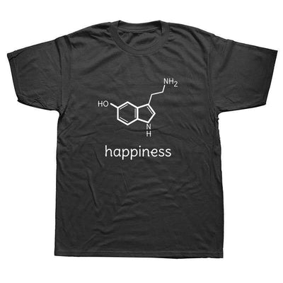 T-Shirt Noir / L T-Shirt "Happiness" The Sexy Scientist