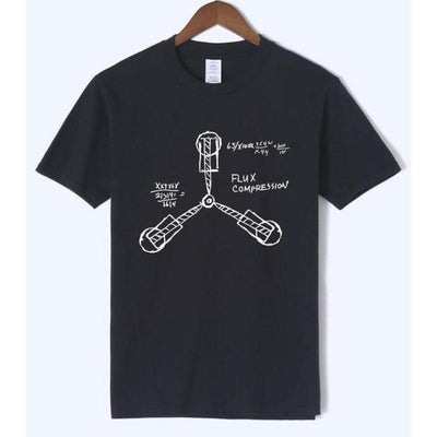 T-Shirt Noir / S T-Shirt "Back To The Future" The Sexy Scientist