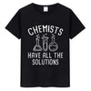 T-Shirt Noir / S T-Shirt "Chemists have all the solutions" The Sexy Scientist
