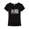 T-Shirt Noir / S T-Shirt "Never Trust An Atom They Make Up Everything" The Sexy Scientist