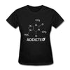 T-Shirt Noir / S T-Shirt "Science addict" The Sexy Scientist