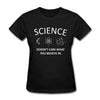 T-Shirt Noir / S T-Shirt "Scientific Truth" The Sexy Scientist