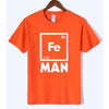 T-Shirt Orange 2 / S T-Shirt "Fe-Man" The Sexy Scientist