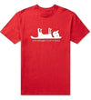 T-Shirt Rouge/blanc / XS T-Shirt "Schrodingers Cat is Dead" The Sexy Scientist