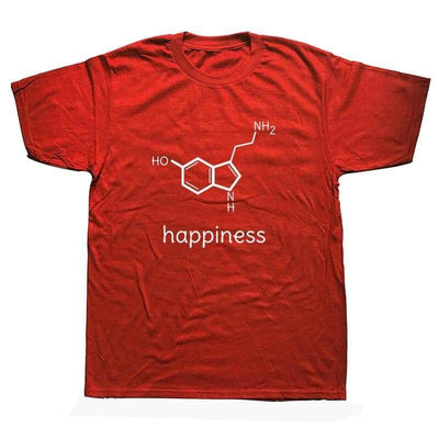 T-Shirt Rouge / L T-Shirt "Happiness" The Sexy Scientist