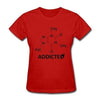 T-Shirt Rouge / S T-Shirt "Science addict" The Sexy Scientist