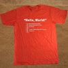 T-Shirt Rouge / XS T-Shirt "HELLO WORLD" The Sexy Scientist