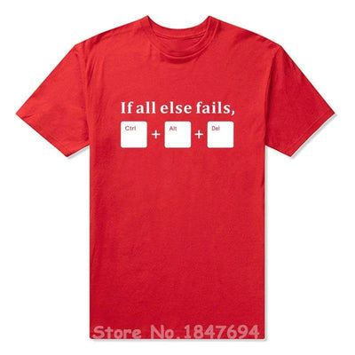T-Shirt Rouge / XS T-Shirt "If All Else Fails" The Sexy Scientist