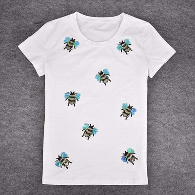 T-Shirt T-Shirt abeilles brodées The Sexy Scientist